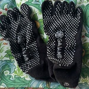 GAIAM Black Non-Slip Yoga Socks
